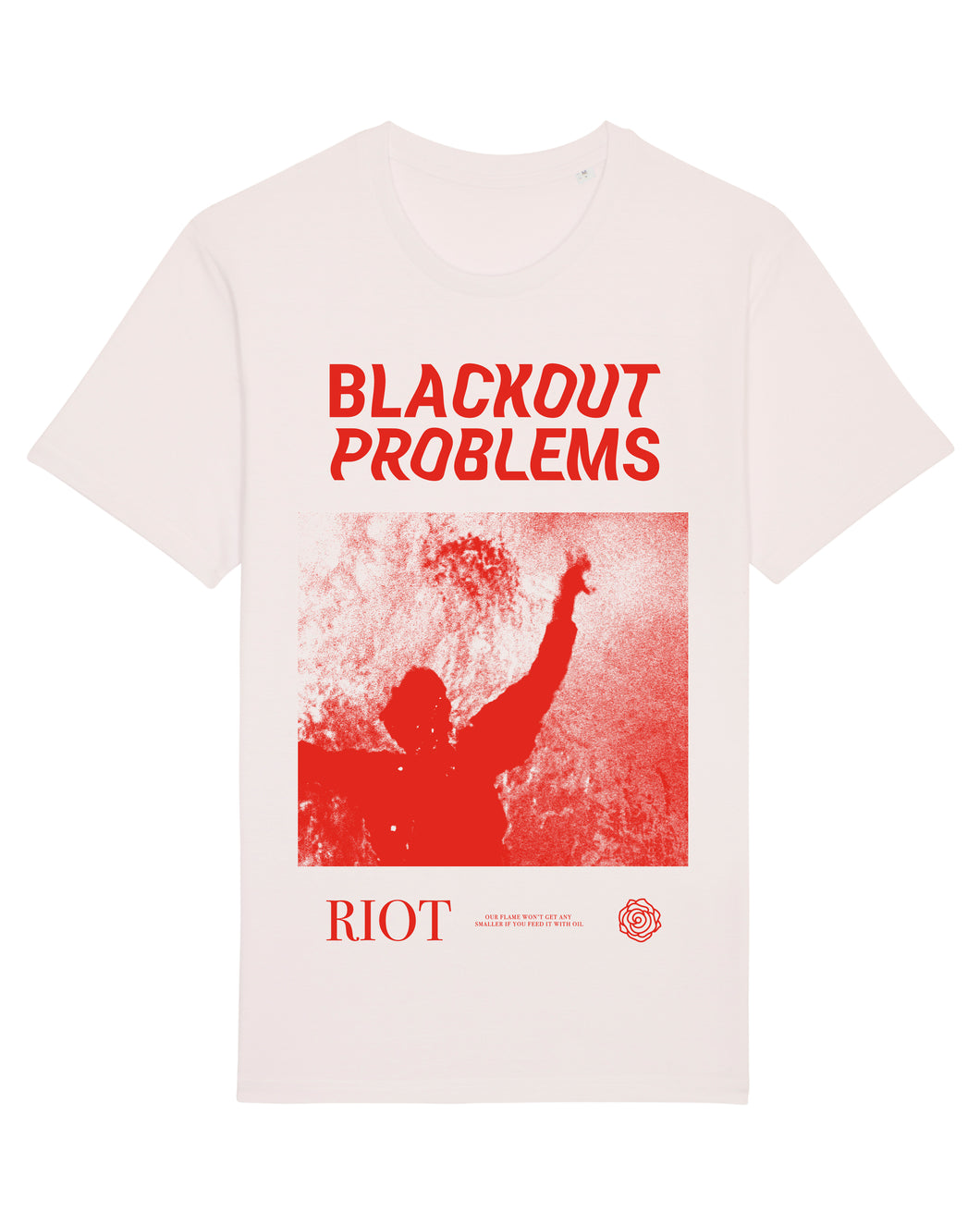 BLACKOUT PROBLEMS - RIOT T-SHIRT - WHITE