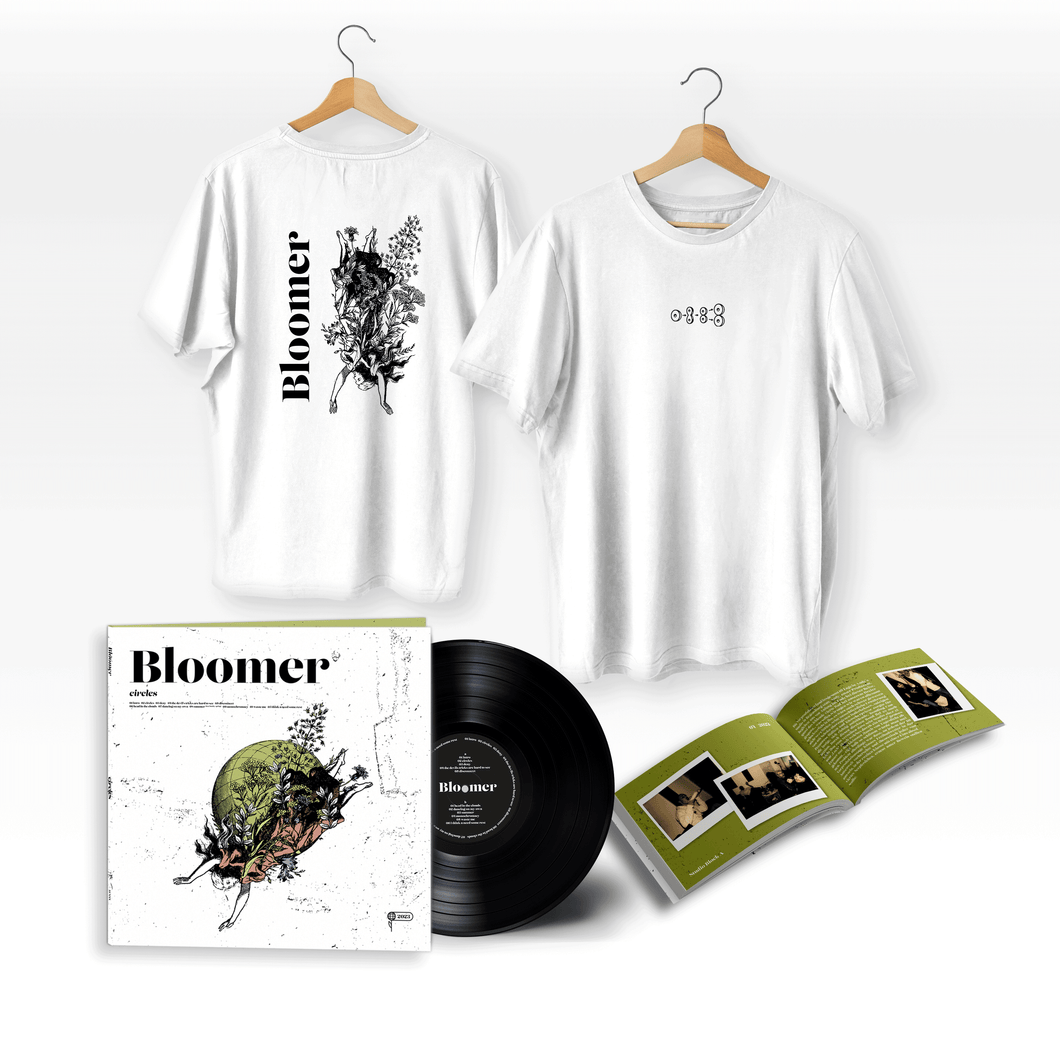 BLOOMER Bundle – Circles – Vinyl + Shirt + Polaroid Diary